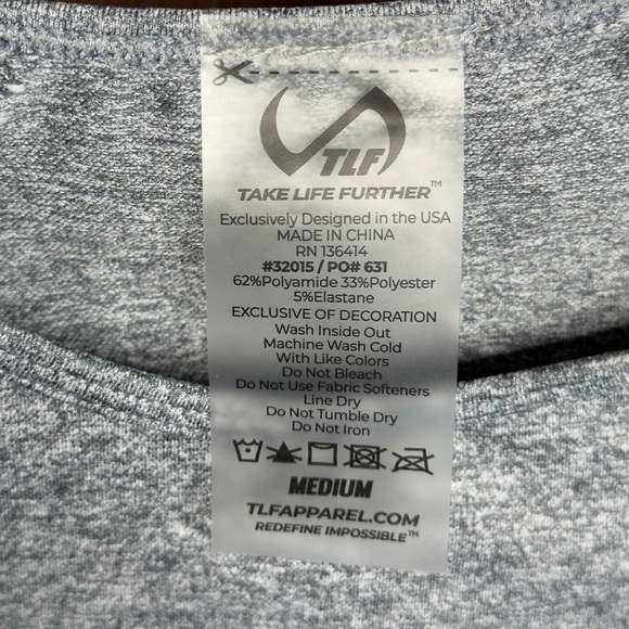 TLF React Seamless Long Sleeve Crop Top - Picture 5 of 6